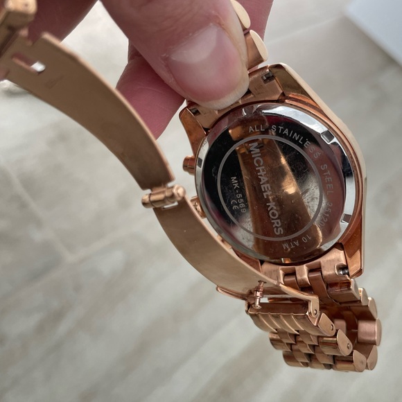 Michael Kors Ritz Rose Gold-Tone Watch - Picture 5 of 6